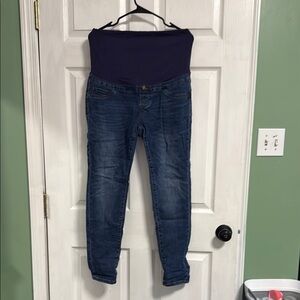 Blue Denim Maternity Jeans
